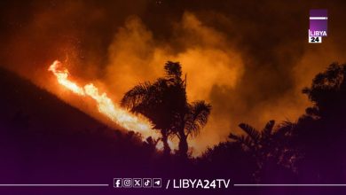 حريق الجنان الكبير غدامس