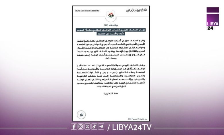 التحالف الليبي لأحزاب التوافق الوطني
