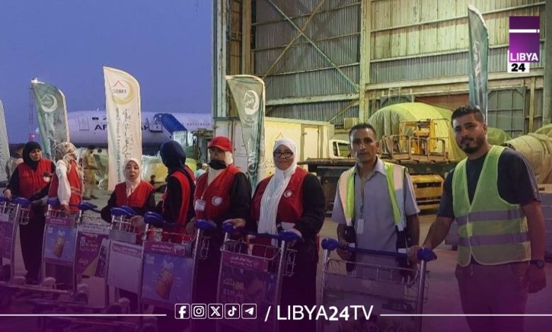 وصول الفوج الأول من حجاج بيت الله الحرام إلى مطار معيتيقة الدولي