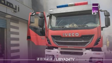 حريق صالة ملابس