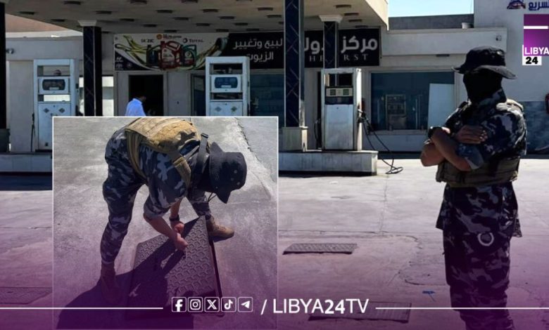 النيابة العامة تضبط 40 ألف لتر ديزل معدة للتهريب داخل محطة توزيع في مصراتة