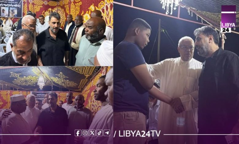 وزير الكهرباء عوض البدري يقدّم واجب العزاء في شهيد الواجب سالم التاورغي