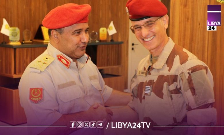 الفريق خيري التميمي يستقبل الملحق العسكري الفرنسي لبحث تعزيز التعاون العسكري