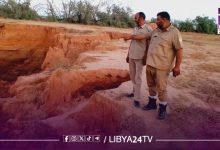 الشرطة الزراعية ترصد تشققات وانجرافات أرضية خطيرة بالهيرة