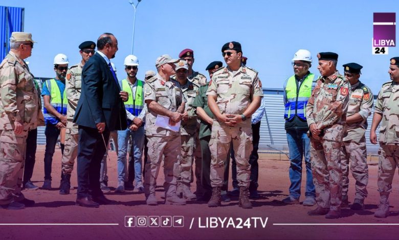 صدام حفتر يضع حجر الأساس لمشروع القيادة العامة والمنطقة العسكرية الجنوبية في سبها