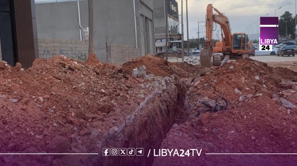 وزير الموارد المائية بالحكومة الليبية يتابع مشاريع المياه في بلدية المرج