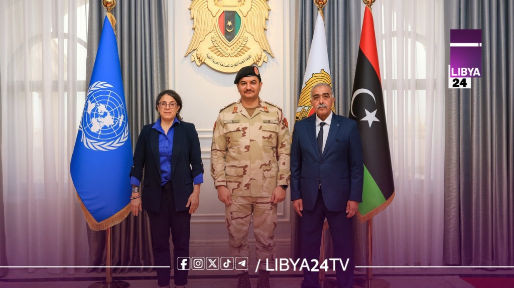 نائب القائد العام يبحث مع نائبة رئيس البعثة الأممية في بنغازي تطورات الملفين السياسي والاقتصادي