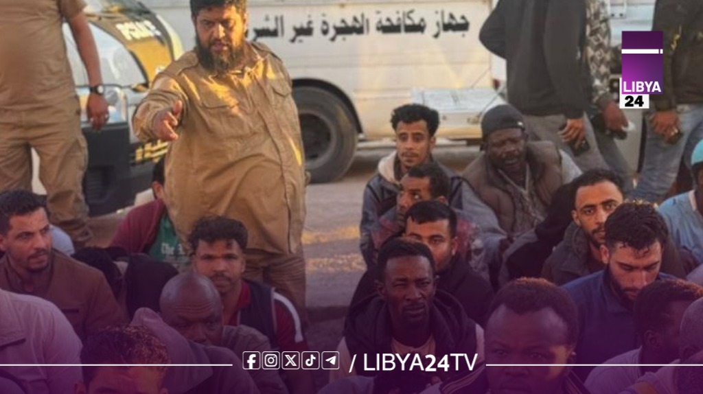 ضبط 257 مهاجراً غير شرعي خلال حملة ببنغازي والأبيار