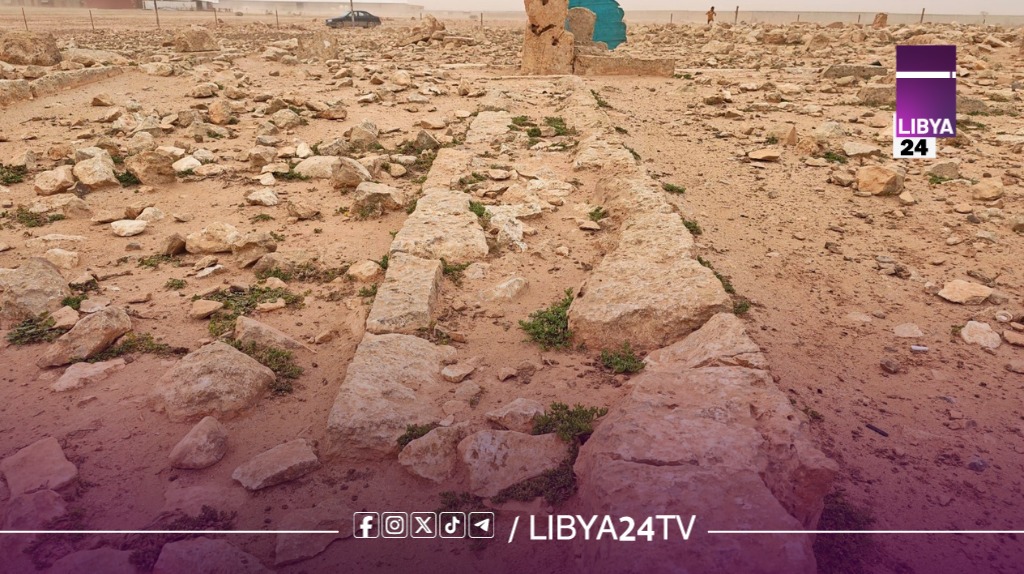 اكتشاف قصر روماني متكامل في جروثة غرب بنغازي