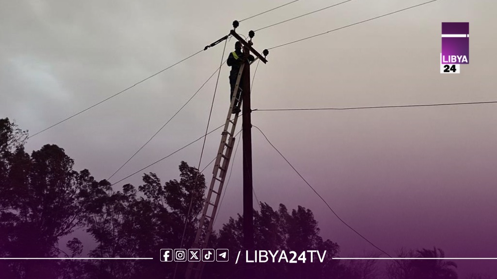 إعادة التيار الكهربائي لخطوط حيوية بمدينة غات بعد أعمال صيانة عاجلة