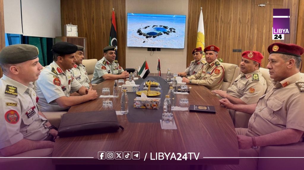 لبحث التعاون.. الأمين العام للقيادة العامة يستقبل وفدا عسكريا أردنيا