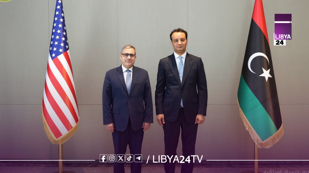 المهندس بالقاسم حفتر يبحث مع القائم بالأعمال الأمر