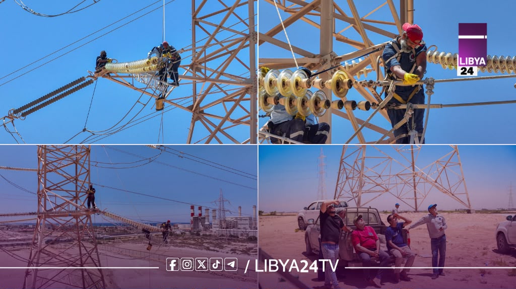 تنفيذ أعمال صيانة وقائية على دائرة الشمال التوليد – الشمال القديمة ضمن برامج تعزيز موثوقية الشبكة الكهربائية