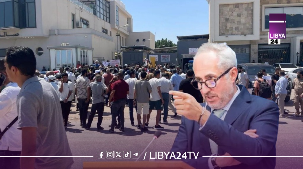 الأمم المتحدة تبدي قلقها من الاحتجاجات أمام مقارها في طرابلس وتحذر من تأثير المعلومات المضللة