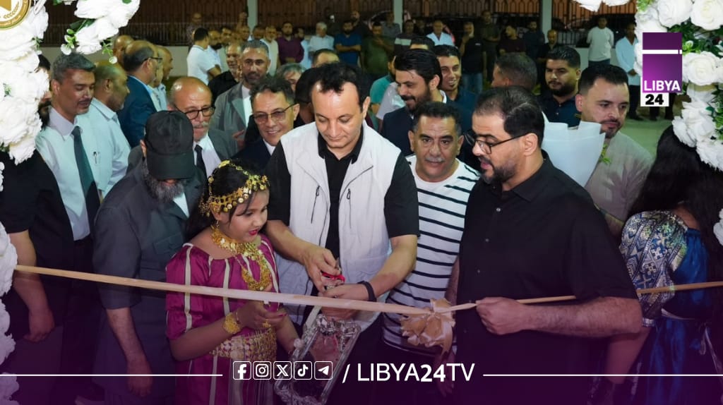 م. بالقاسم حفتر والدكتور حماد يفتتحان 3 مرافق صحية حديثة ببن